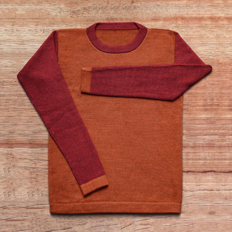 Sweater Men – FOX-ORANGE + RUBY-RED